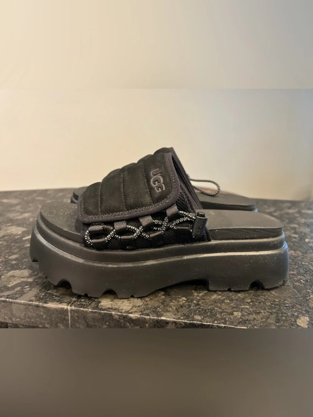 UGG Black Callie Slides